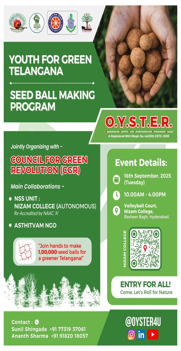C:\Users\PC\Desktop\Seed ball making at Nizam College 16th Sept 25.jpg